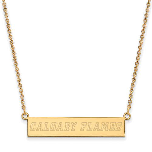 SS GP Calgary Flames Small Bar Necklace