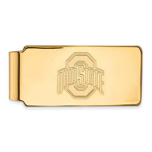 SS w/GP Ohio State U Buckeyes Logo Money Clip