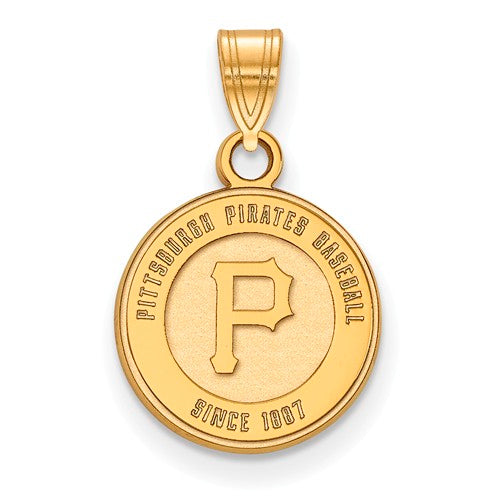 14ky MLB  Pittsburgh Pirates Small Alternate Logo Pendant