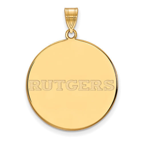 SS w/GP Rutgers XL "RUTGERS" Disc Pendant