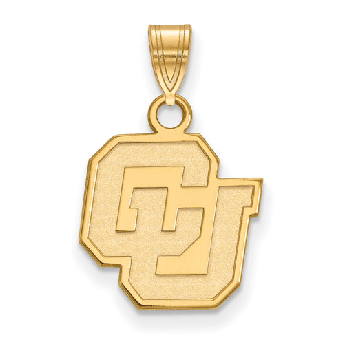 SS w/GP University of Colorado Small Pendant
