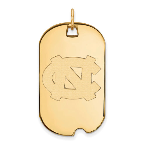 10ky University of North Carolina Large NC Logo Dog Tag