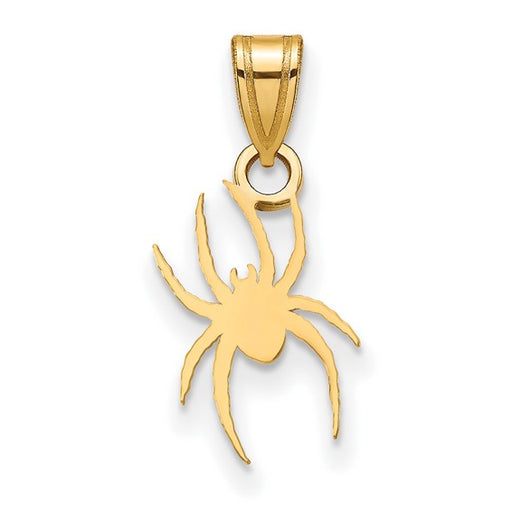 Gold Plated University of Richmond Small Spider Pendant