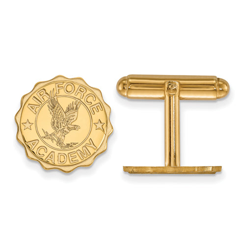 SS w/GP US Air Force Academy Crest Cuff Links