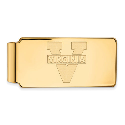 10ky University of Virginia Text Logo Money Clip