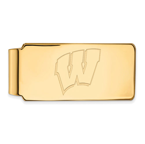 10ky University of Wisconsin Letter W Money Clip