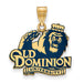 SS w/GP Old Dominion University Logo Large Enamel Pendant