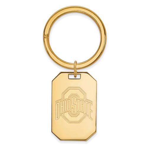 SS w/GP Ohio State U Buckeyes Logo Key Chain
