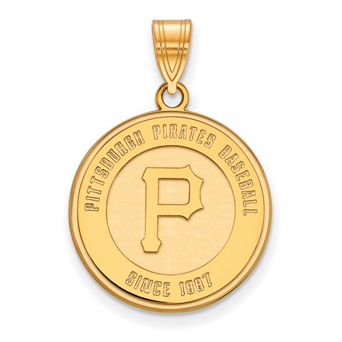14ky MLB  Pittsburgh Pirates Large Alternate Logo Pendant