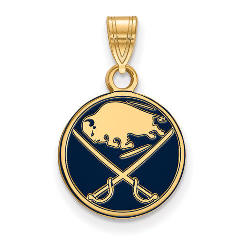 SS GP Buffalo Sabres Small Enamel Pendant