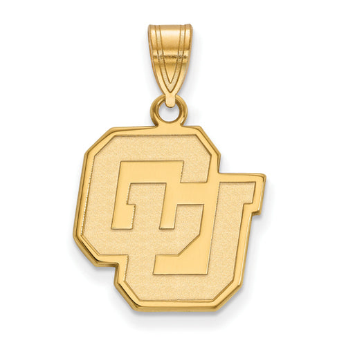 SS w/GP University of Colorado Medium Pendant