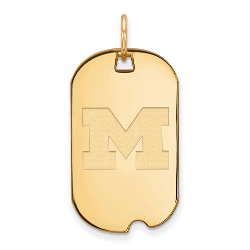 10ky University of Michigan Small Dog Tag
