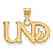 SS w/GP University of North Dakota Small UND Logo Pendant