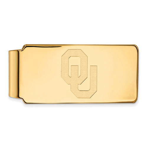 SS w/GP University of Oklahoma Money Clip