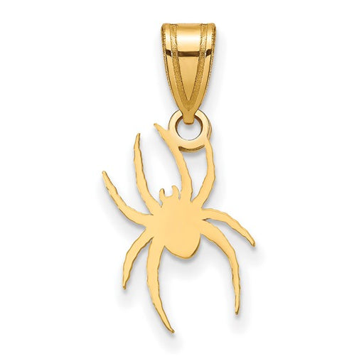 Gold Plated University of Richmond Medium Spider Pendant