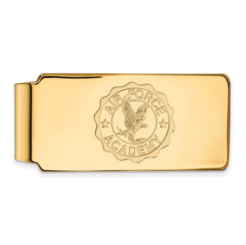 SS w/GP US Air Force Academy Crest Money Clip