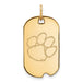 10ky Clemson University Small Dog Tag