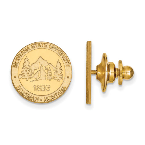 SS w/GP Montana State University Crest Lapel Pin