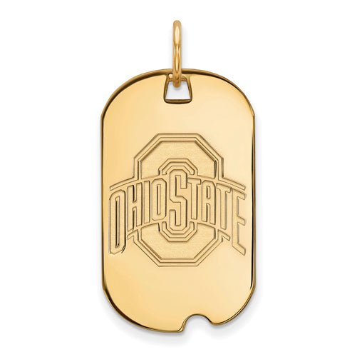 10ky Ohio State U Small Buckeyes Logo Dog Tag