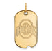 10ky Ohio State U Small Buckeyes Logo Dog Tag