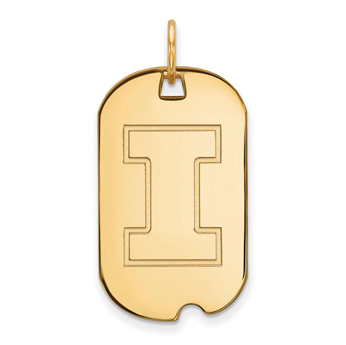 14ky University of Illinois Small Dog Tag