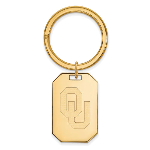 SS w/GP University of Oklahoma Key Chain