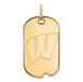 14ky University of Wisconsin Small Badgers Dog Tag