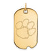 10ky Clemson University Large Dog Tag