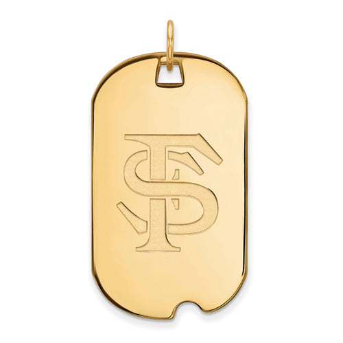 SS w/GP Florida State University Large Dog Tag