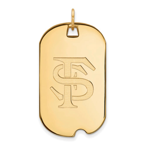 10ky Florida State University Large Dog Tag