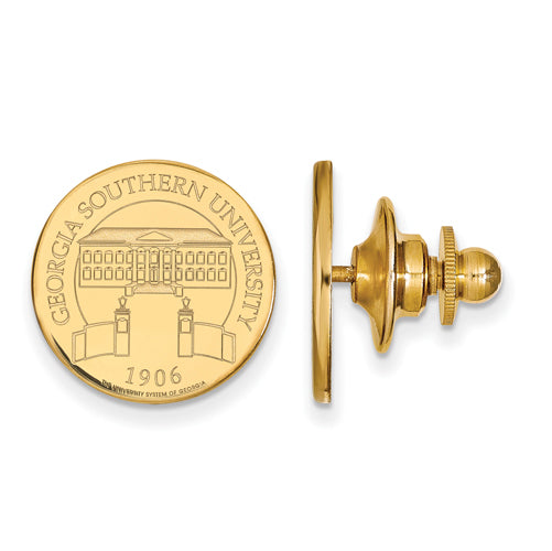 14ky Georgia Southern University Crest Disc Lapel Pin