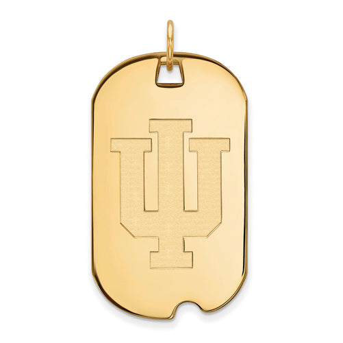 SS w/GP Indiana University Large Dog Tag