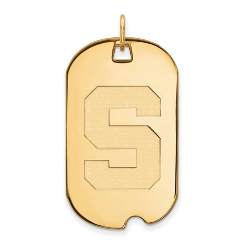 14ky Michigan State University Large Dog Tag