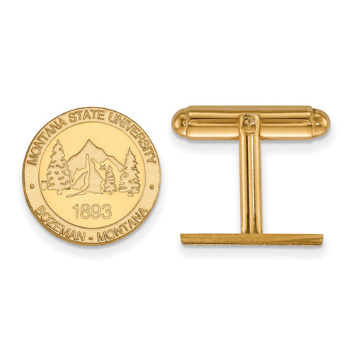 SS w/GP Montana State University Crest Cuff Links