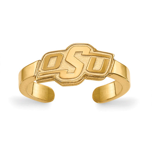 SS w/GP Oklahoma State University Toe Ring