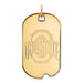 10ky Ohio State U Large Buckeyes Logo Dog Tag