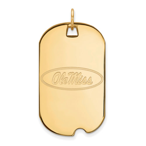 14ky University  of Mississippi Large Dog Tag
