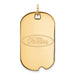 10ky University  of Mississippi Large Dog Tag