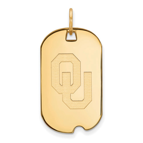 10ky University of Oklahoma Small Dog Tag