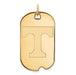 SS w/GP University of Tennessee Large Volunteers Dog Tag