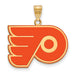 SS w/GP NHL Philadelphia Flyers Large Enamel Pendant
