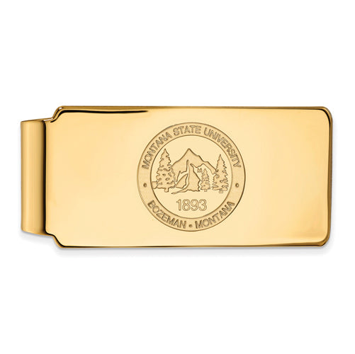 14ky Montana State University Money Clip Crest