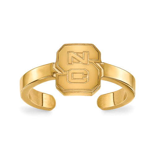 SS w/GP North Carolina State University Toe Ring