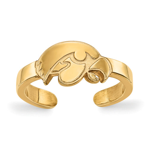 SS w/GP University of Iowa Toe Ring