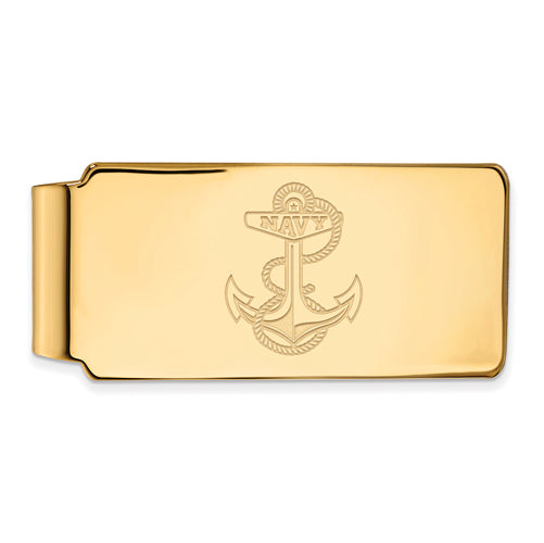 SS w/GP Navy Anchor Money Clip