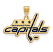 SS w/GP NHL Washington Capitals Large Enamel Pendant