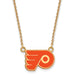 SS w/GP NHL Phila Flyers Small Enamel Pendant w/Necklace