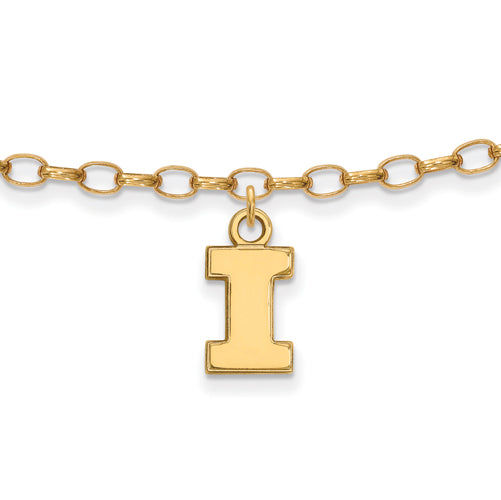 SS w/GP University of Illinois Anklet