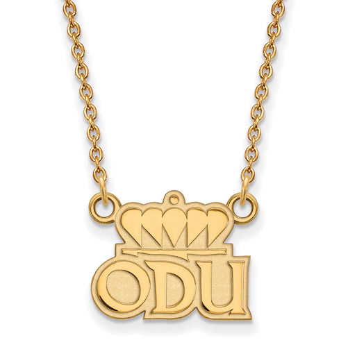 SS GP Old Dominion University Small ODU Pendant w/ Necklace