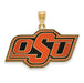 SS w/GP Oklahoma State University Large Enamel Pendant